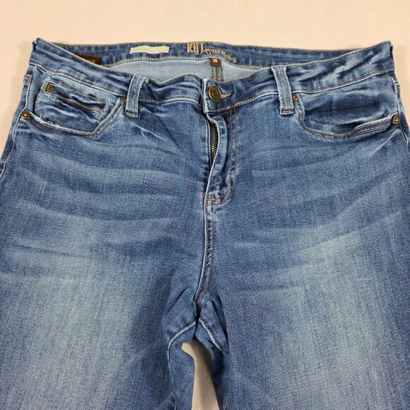 KUT from the Kloth Jeans Womens 16 Blue Denim Carlo Ankle Skinny High-Rise - Picture 2 of 12